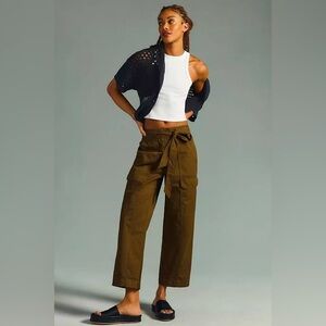 Anthropologie Brown Cropped Pants